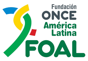 Logotipo de la Fundación ONCE América Latina FOAL